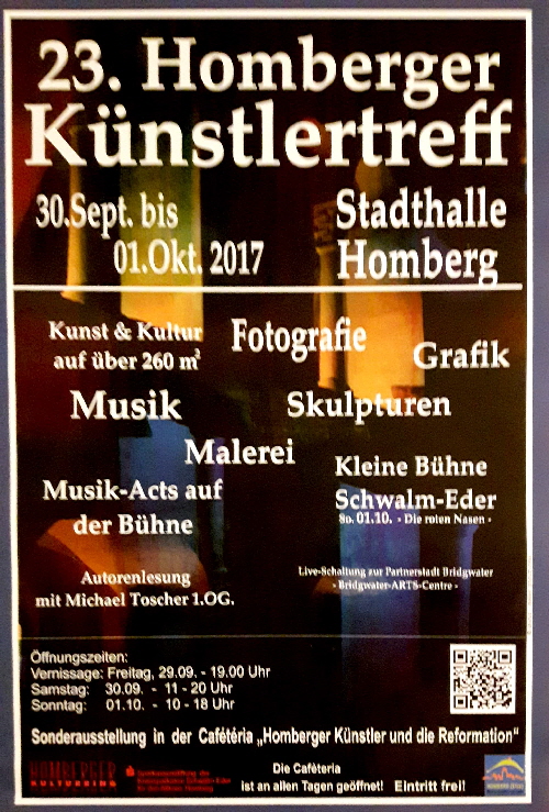 Plakat Knstlerreff Homberg 2017